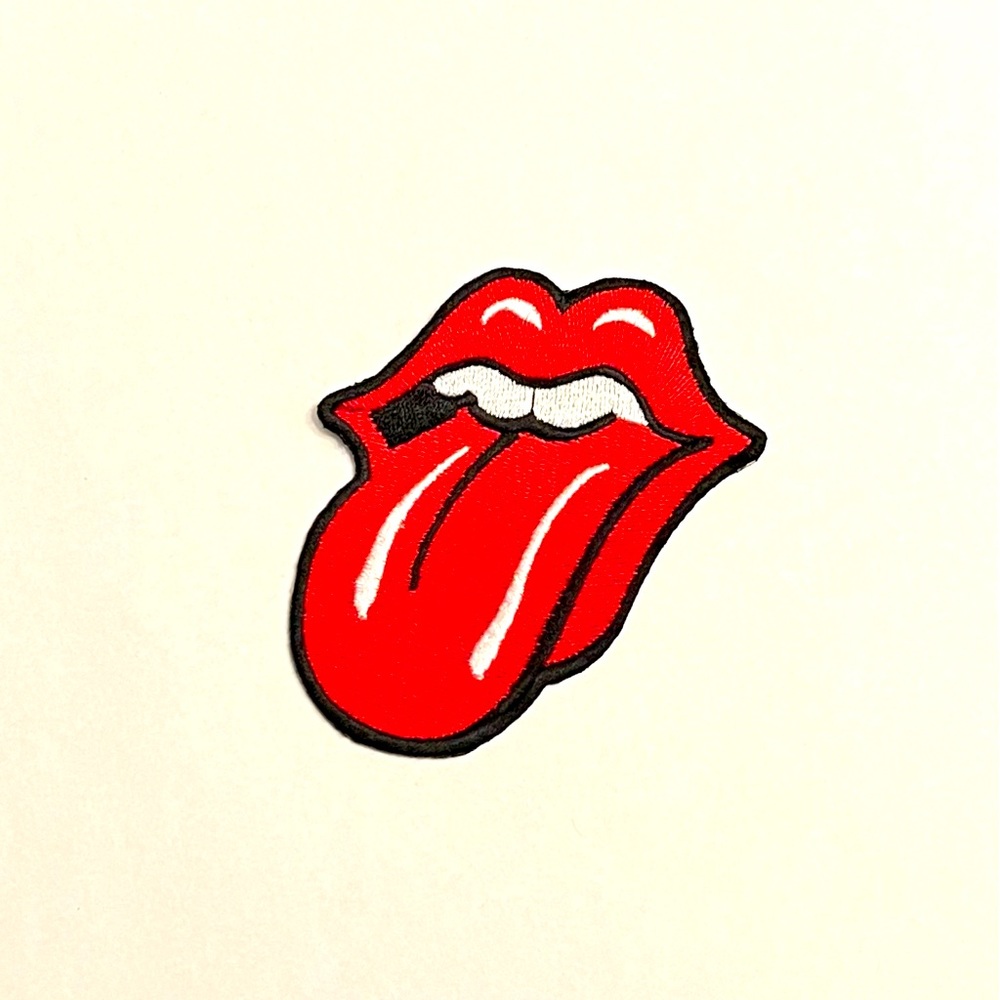 ROLLING STONES Iron-on Patch L 3.25 X W 2.25 Inches 🔥 Great Offer TONGUE & LIPS